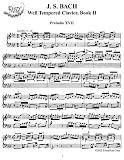 Bach, J.S. Book II: Prelude and Fugue No. 17: Instantly download and print sheet music