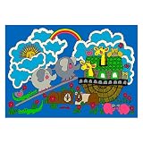 Noah's Ark Rug - Multicolor (5'4x7'8 Rectangle)