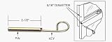 CRL 2-1/2 Wood Sash Window Security Pin - Package