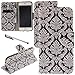 Urvoix for iPhone 6 Plus/iPhone 6S Plus Case, Card Holder Stand Leather Wallet Case - Floral Totem Flip Cover for 5.5