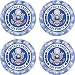 Set of Four Air Force Occasion Coasters Style - V251