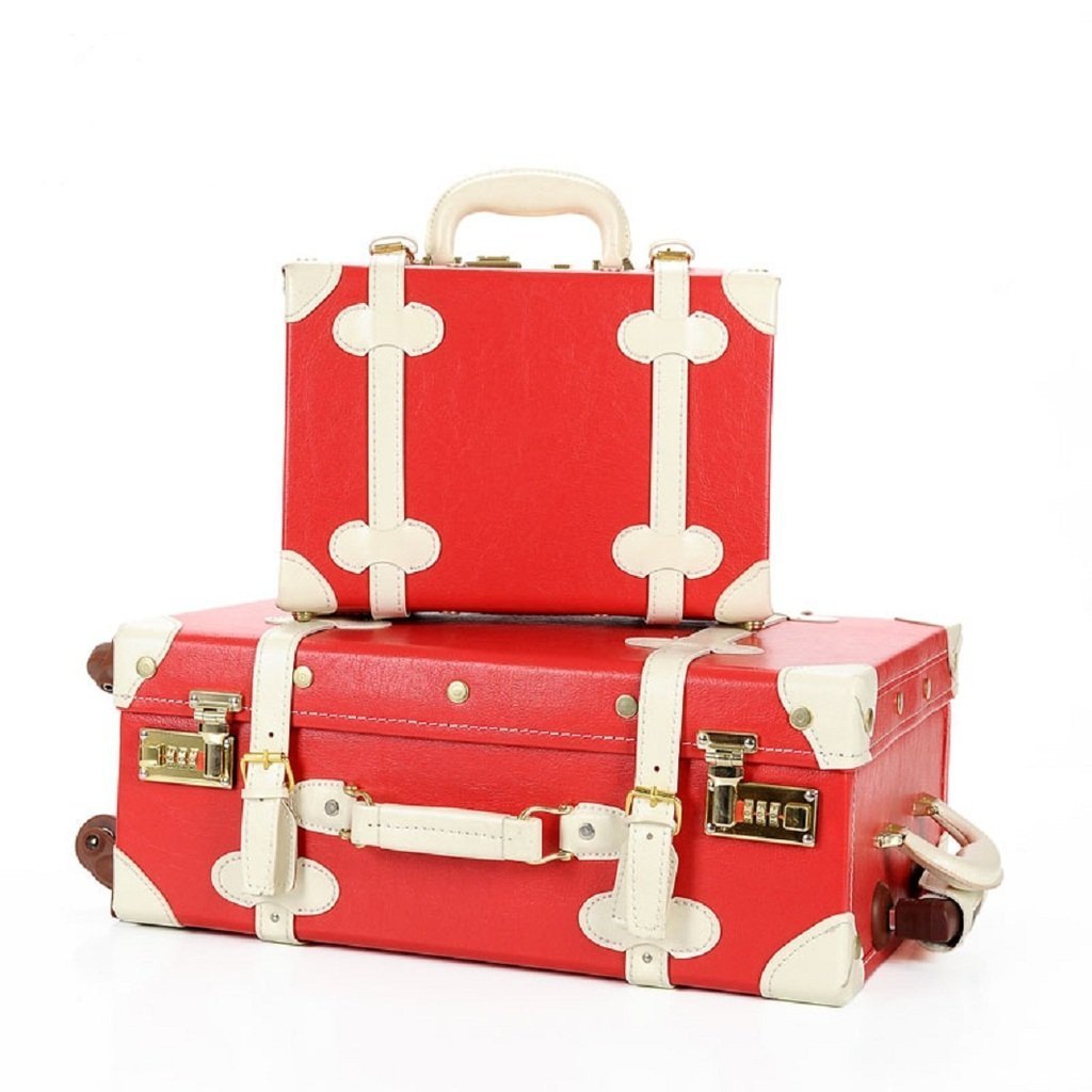 DPIST® Luggage Sets On Sale Vintage & Retro Style CarryOn Trolley