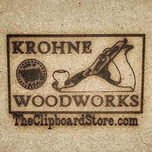 Clipboard - HEAVY DUTY - 9" x 12.5" by Krohne Woodworks