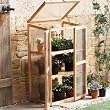 Leisure Season Mini Greenhouse, Solid Wood, Decay Resistant