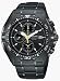 Pulsar Men's Tech Gear Alarm Chronograph Black Ion Watch #PF3663