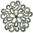 Vintage Paisley Flower Brooches & Pins