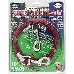 Super Cable Tie Out 10ft - 1700lbs