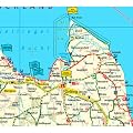 Publicpress Radwanderkarte wetterfest, abwischbar, rei�fest