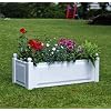 KHW 11220 Pflanzkasten rechteckig, 100 x 43 x 40 cm, wei�
