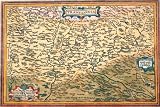 Canvas Print, Map of Transylvania - 18 x 12