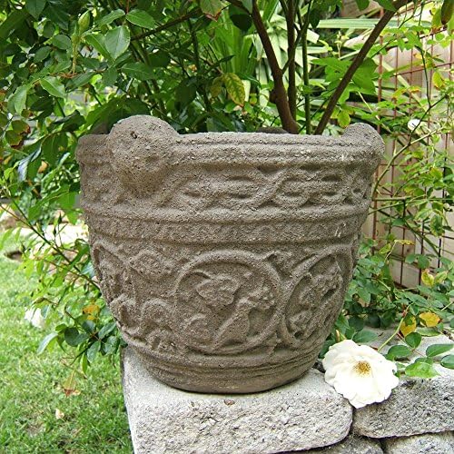 Designer Stone Vintage Medium Celtic Planter