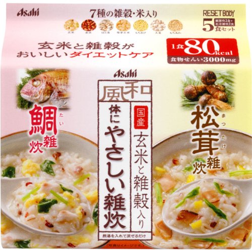 リセットボディ 体にやさしい鯛&松茸雑炊 5食