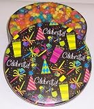 Review Scott's Cakes  / Scott's Cakes Jelly Belly Mix Jelly Beans in a Celebrate Tin