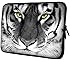 Waterfly&reg; Snow Tiger 15" 15.4" 15.6" Inch Laptop Notebook Computer Netbook Soft Neoprene Sleeve Bag Case Cover Pouch Holder for Apple Macbook Pro 15 Macbook Air 15.4" TOSHIBA Satellite C850D-11Q 15.6" HP Pavilion dv5 15.4" Dell Inspiron 1501 15.4" Acer Apsire Windows 8 And Most 15" 15.4" 15.6" Inch Laptop Ultrabook Chromebook Laptop Notebook