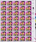 1993 U.S. Elvis Postage Stamps (Sheet of 40)