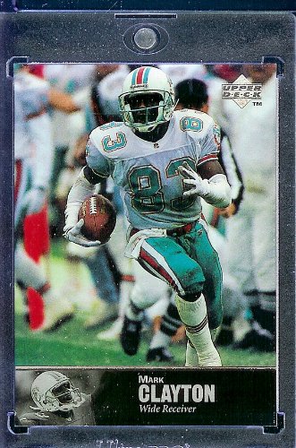 1997 Upper Deck Legends # 90 Mark Clayton Miami Dolphins Football Card - Mint !!