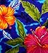 V.H.O Funky Hawaiian Shirt, BigFlower, Blue, 3XL