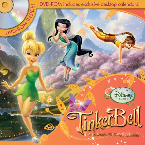 DISNEY FAIRIES 2010 Wall Calendar with BONUS DVD