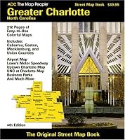 ADC the Map People Charlotte, North Carolina Street Map Book