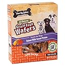 Three Dog Bakery Grain Free Wafer, Baked Dog Treat, Sweet Potato, 13-Ounce