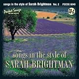 Songs in the style of Sarah Brightman Vol.2 (Karaoke CDG) (US Import) - Sarah Brightman