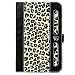 Dauphine Edition Yellow Leopard Executive Leather Folio Case Cover for Amazon Kindle Fire 7-inch Multi Touch Screen Tablet - 8GB Android Wireless (Wifi) Tablet + SumacLife TM Wisdom Courage Wristband