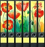 Produkt-Bild: File Art - Design Etiketten - Motiv Flowers - schmal