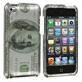Hundred Dollar Benjamin 2d Hard Snap-on Crystal Skin Case Cover Accessory for Ipod Touch 4th Generation 4g 4 8gb 32gb 64gb New By Electromaster