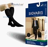 Sigvaris Classic Dress Support Socks for Men Size B Navy