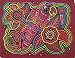 High Quality Parrot & Flowers Traditional Kuna Mola