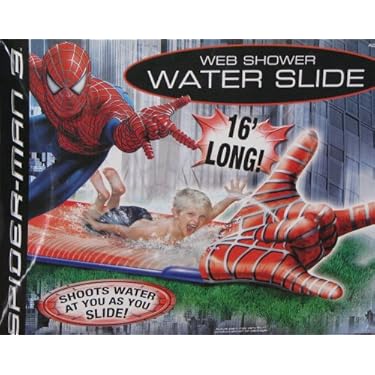 Spider Man 3 Web Shower Water Slide 16 Long