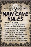 Produkt-Bild: Fun - Man Cave Rules - Spass Poster Plakat Druck Prints