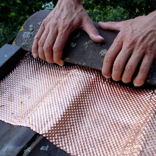  Dach-Schutz 5 Meter strukturiertes Kupferband