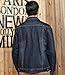 Stunner Men's Casual Slim Turn Down Collar Ripped Denim Jacket
