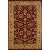 Allure Floral Rug - Red (3'10x5'5) by 