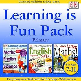 Learning is Fun Pack Primary (Learning Ladder Ages 9-10, English SATs Age 11, I Love Maths)