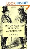 Self-Ownership, Freedom, and Equality (Studies in Marxism and Social Theory)