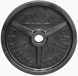Troy High Grade Fully Machined Gray Wide Flanged Olympic Weight Plates - 500 Lb Set - Shipping Included