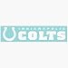 INDIANAPOLIS COLTS 4X17 DIE CUT DECAL