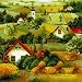 RIOLIS 1569 10 Count Serbian Landscape Counted Cross Stitch Kit, 15.75