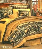 Elk Ridge Cotton Duck 72 x 72 Shower Curtain - includes Clear Liner