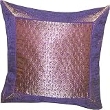 Pillow Cover Home Accessories India Handmade Gift Ideas Silk Fabric 16x16 inches