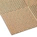 U'Artlines Placemat, Crossweave Woven Vinyl Non-Slip Insulation Placemat Washable Table Mats (Gold, 4pcs placemats)