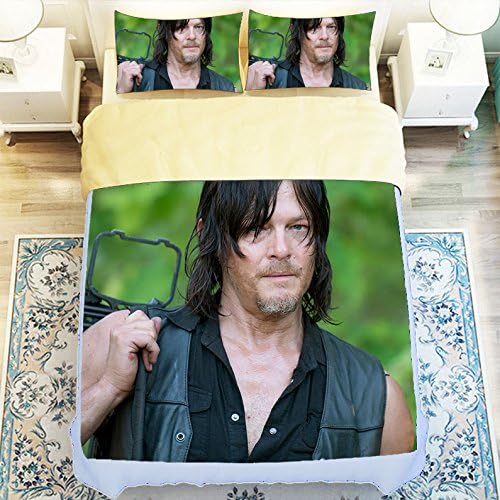 Generic daryl dixon 4 Piece Duvet Cover Set Queen Size
