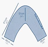 Kitchen & Housewares : Ivory V-Shaped (Orthopaedic) Plillowcase