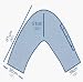 Supersoft Ivory V-Shaped (Orthopaedic) Pillowcase