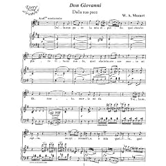 Mozart: Don Giovanni - Dalla sua pace - Don Ottavio, tenor: Instantly download and print sheet music
