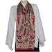 Fashion Scarfs for Women Printed Crepe Silk 20 X 68 inches (rsrf053)