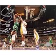 Paul Pierce 08 Finals Lay Up Over Kobe 8x10 w/ 08 Finals MVP Insc.