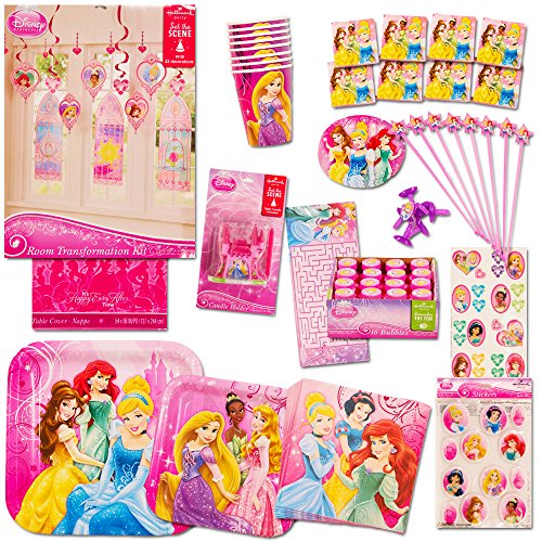 Disney Princess Party Supplies Ultimate Set Party Favors, Birthday
